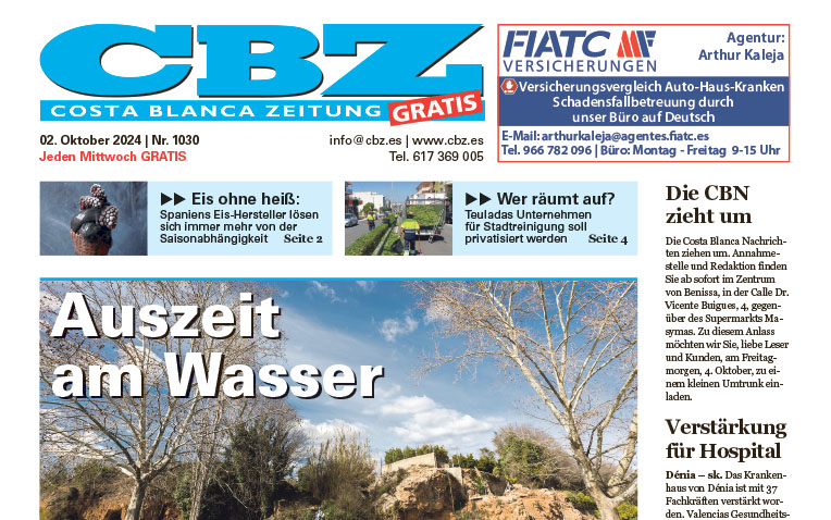 Costa Blanca Zeitung – 02. Oktober2024