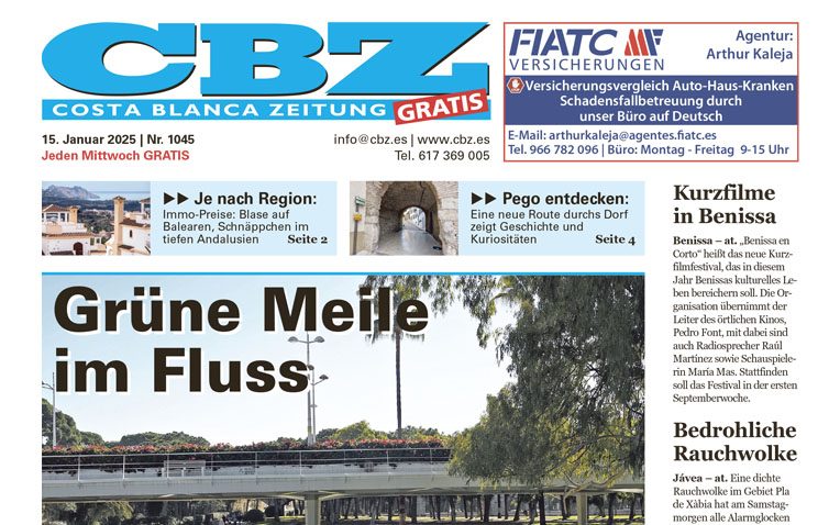 Costa Blanca Zeitung – 15. Januar 2025