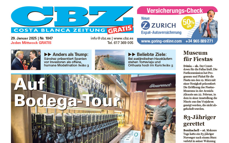 Costa Blanca Zeitung – 29. Januar 2025