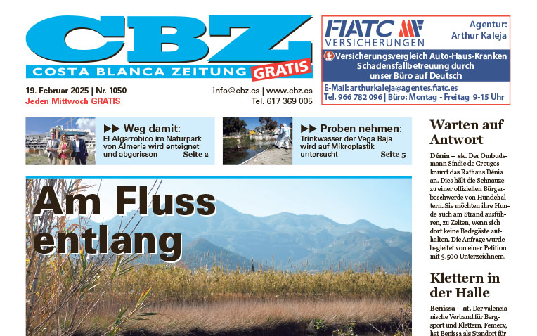 Costa Blanca Zeitung – 19. Februar 2025